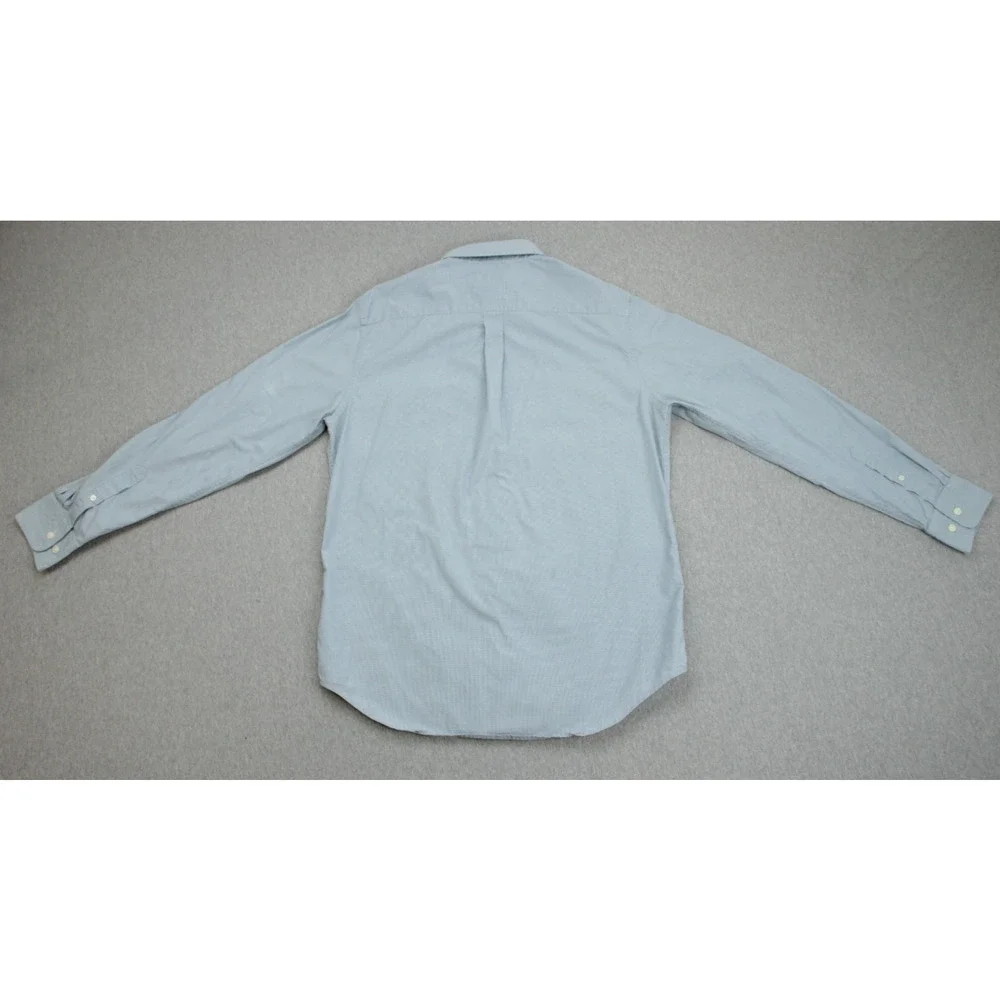 Banana Republic Shirt Mens Medium Blue 100%‎ Cotton Soft Wash Pockets